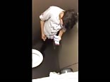 Public toilet wank teen porn