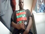 a boy porn black jerks off in his bedroom