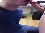 Boy Swallowing Cum, dripping, cocksucking, porn