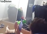 Spying on straight boy wanking friend porn