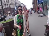 Nude walking in Public^^