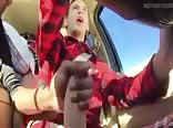 gay porn tube wanking off a friend in the car