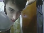 Arab teen boys porn has a wank on webcam