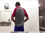 Gay Teen Porn Wanker in the Locker-room