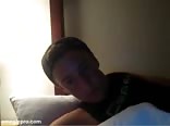 Loving it 19 year old boys porn wanks on bed
