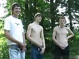 Gay Teen Sex Group outdoor party