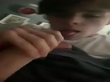 Sexy college boy porn cums in mouth