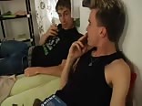 Dorm room bareback school boys gay porn
