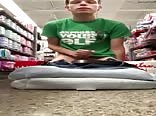 Cute Twink Porn - Jerks Off and Cums in Store 2
