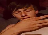 Hot boy porn eats his own cum 