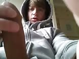 Hoody uncut jerk and cum boys porn