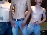 Three Twinks on cam boys gay porn