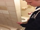Teen boy porn cums while pissing, filmed by friend