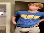 Blond boy strips boys porn