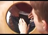 Unfucking believable glory hole gay porn videos