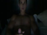 Twink strip jerks and cums chatting with a girl boys porn