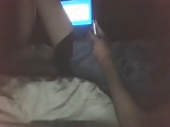 Watching my friend wank boys porn
