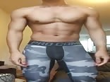 Muscle Dude Strips and Reveals surprises boys porn