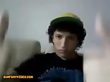 Curly haired Brazilian boys porn jacks his dick 