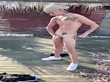 Hot Guy Strips Gay Tube Backyard