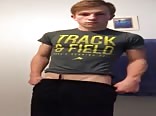 Muscle Blond Boy Porn Strip | Nice Body and Ass