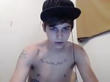 Tattoo College Boy Porn jerking Off On Cam 5