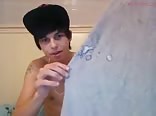 Tattoo College Boy Porn Cums on Cam