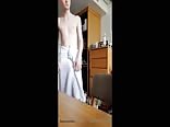 18yo Twink Ryan Takes Off Towel and Jerks (No Cum)