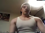 Small Cock Jock Cums on Cam Boys Porn