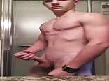 Uncut Twink Jerks in bathroom Boys Porn