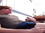 Ginger Teen Boys Porn Jerks Off with Intense Big Orgasm