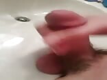 Gay Tube Bathroom cumshot real
