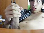 Cum #1 check-shirt big uncut dick latino teen gay porn