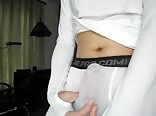 Cumming in my Nike Pro Again Boys Porn