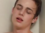Cute twink porn gets wet and horny in the shower 