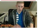 Cute Blond Boy porn cums on his desk