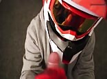 Gearhead in BMX helmet sucks dick sneaker cum GBT Gay Porn Tube