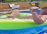 Teen boy porn naked in the Pool