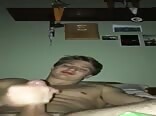 Cute Jock Cums On Himself Gay Porn