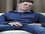 Jerk on couch boys porn