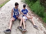 Top athlete Sebaterry fucked bareback gay porn