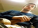 College boys porn beats off while at work 