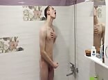 He always gets horny when he’s in the shower boys porn