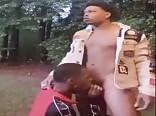 Young Blacks Fuck and Cum Outside Boys Porn
