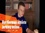 Hot German athlete jerking online boys porn