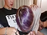 AA Vid - Gay porn asian twinks threesome bareback