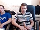 Straight friends fooling around on cam gay porn