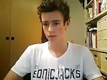 Cute teen boys porn masturbates on webcam