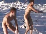 Twinks Snowy Bareback Holiday Gay Porn