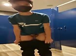 Boys Porn jerking off in public bathrooms 